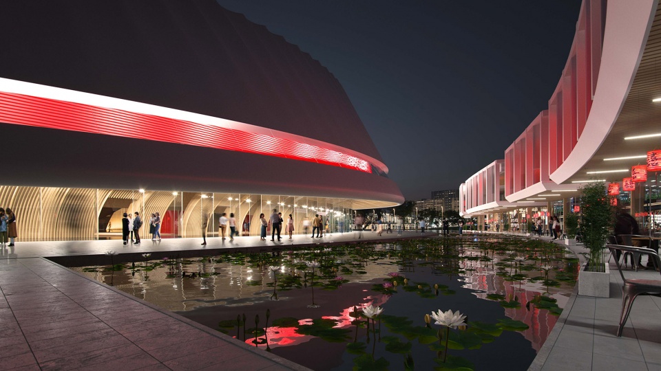 Pujiang New Town Civic Center Henning Larsen