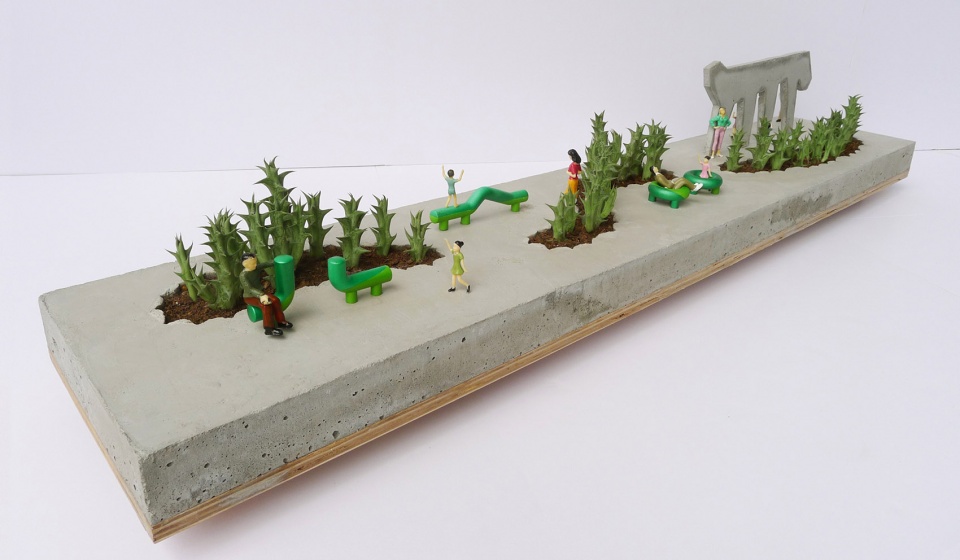 Sculptural Benches in Yutian Urban Village 11ARCHITECTURE