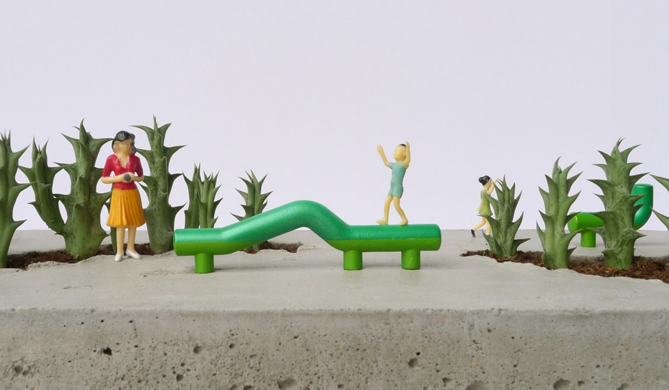 Sculptural Benches in Yutian Urban Village 11ARCHITECTURE