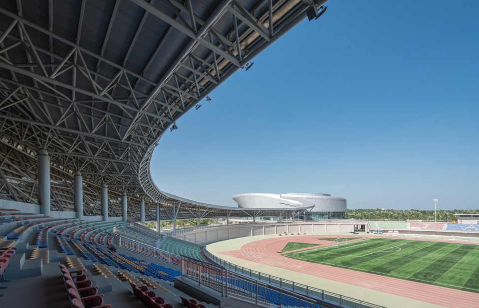 fucheng national fitness center by qingdao beiyang architectural design co ltd