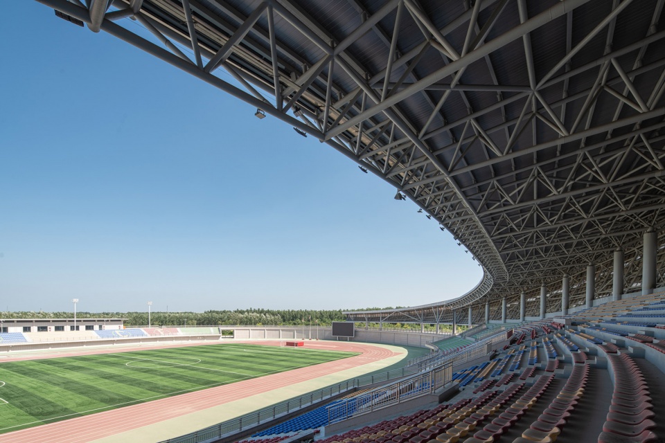 fucheng national fitness center by qingdao beiyang architectural design co ltd