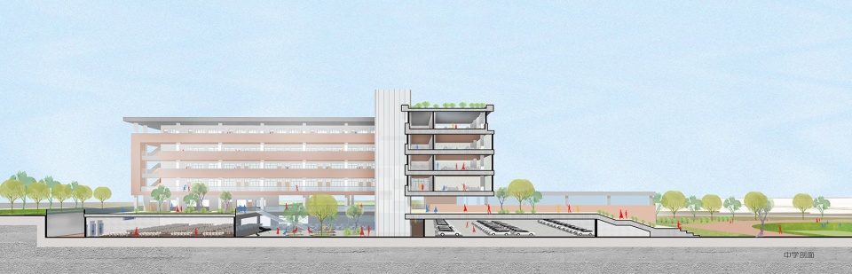 tongling xihu new district middle school and primary school anhui china by horizon design