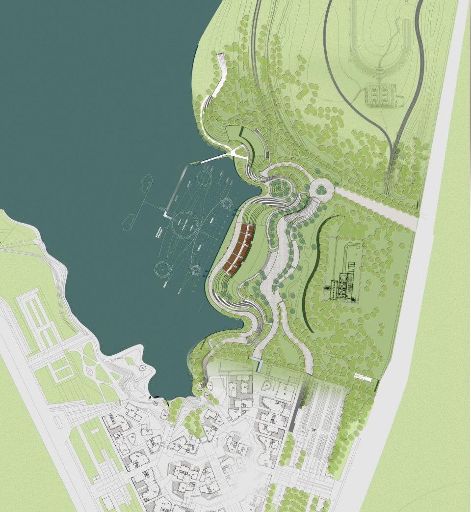 overall design of jinyang lake watershow theater by uj beijing landscape planning and design