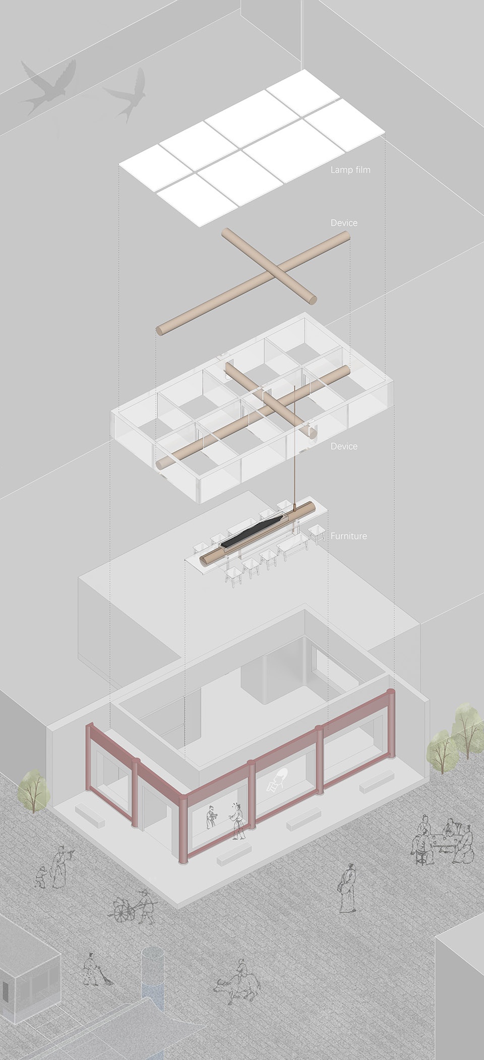 HEYTEA Store at Beijing Qianmen Street UND Design Office