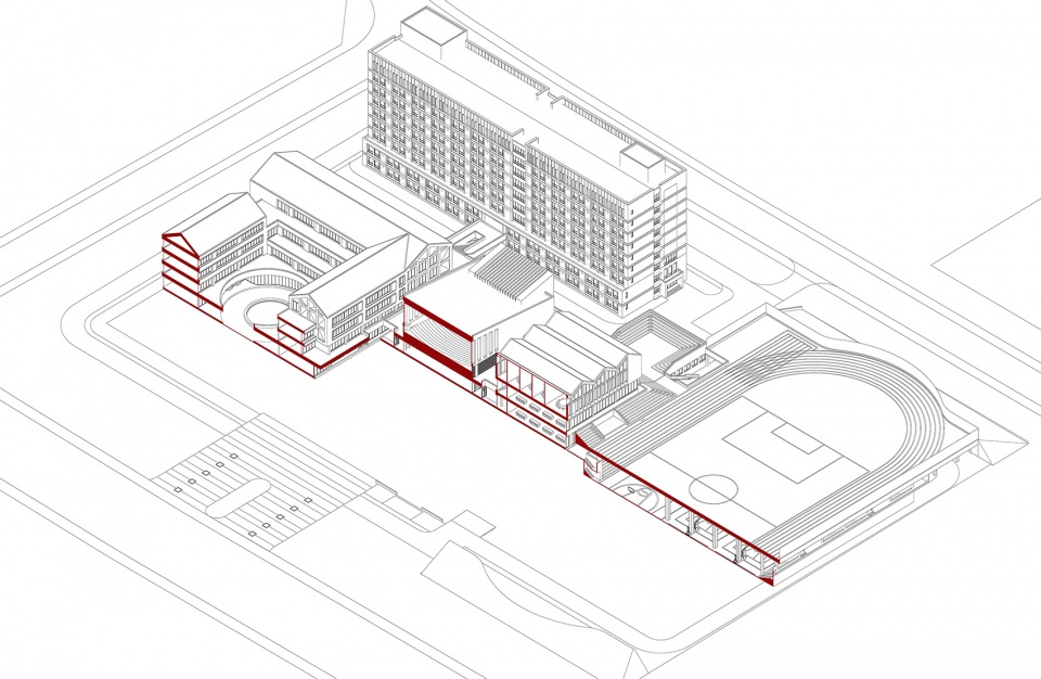 peking university new century zhangqiu experimental school china by bpd