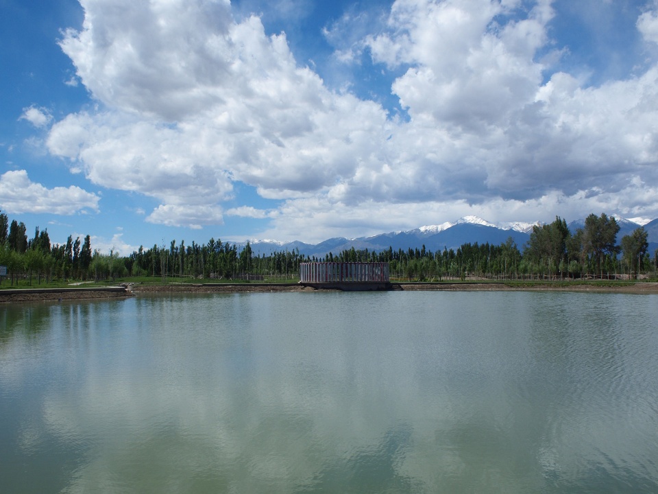 Xinjiang Bazhou Heshuo Solidarity Park R land