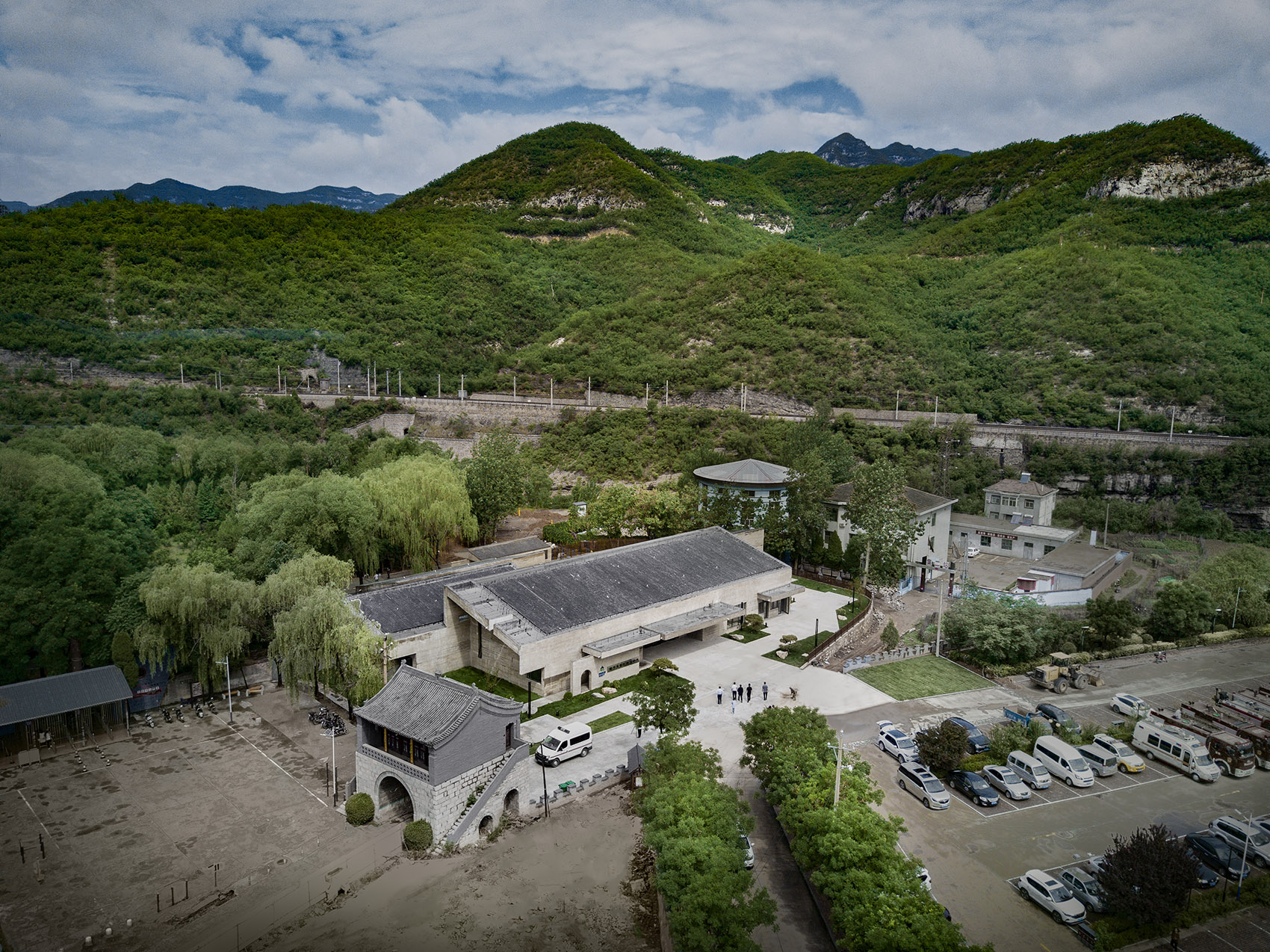niangziguan tourist service center by china construction engineering design research institute co ltd