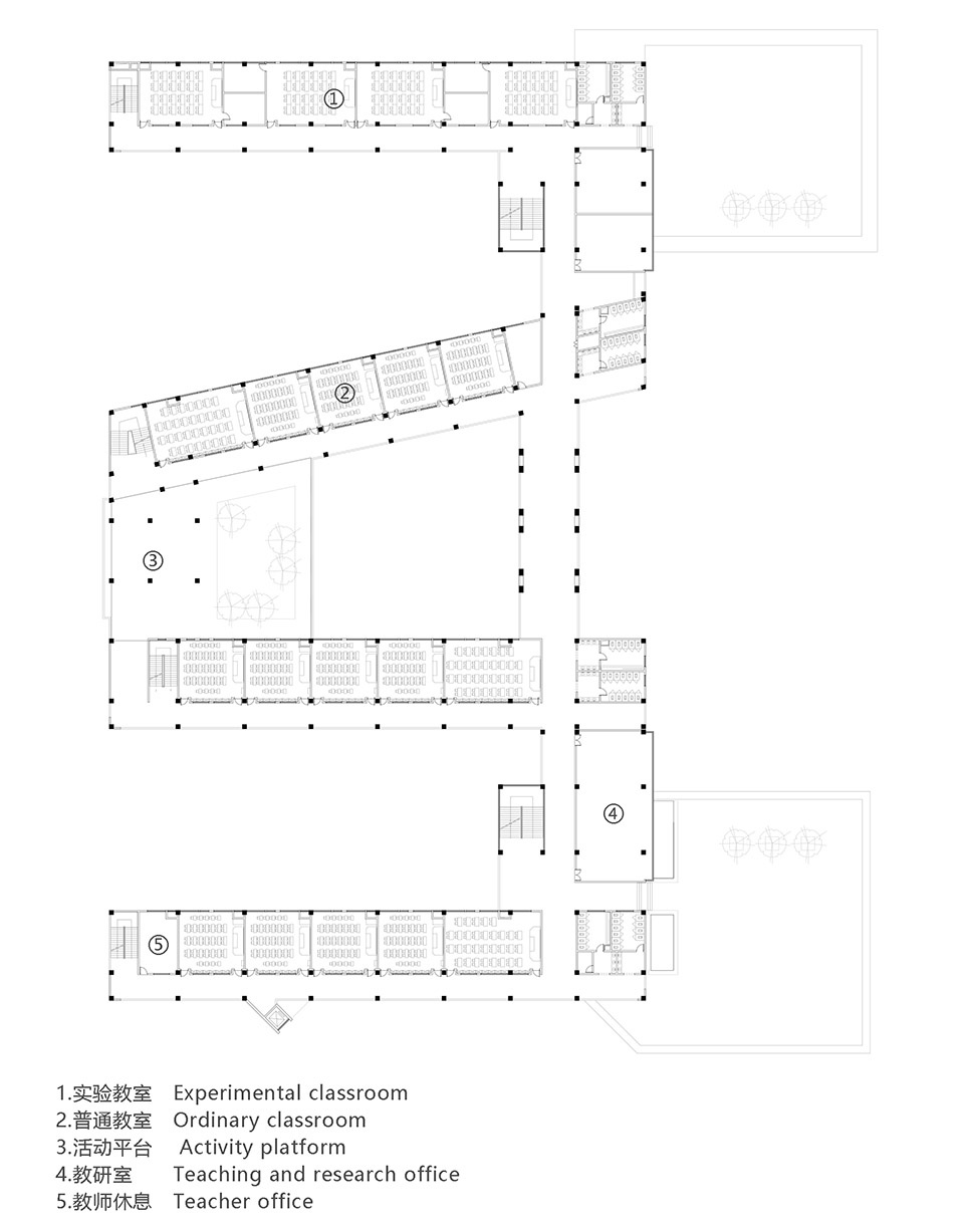 tongling xihu new district middle school and primary school anhui china by horizon design