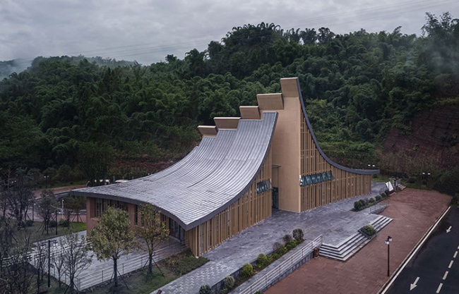 The Initial of the Blessing-Laoe Shan Visitor Center by s.cene Studio