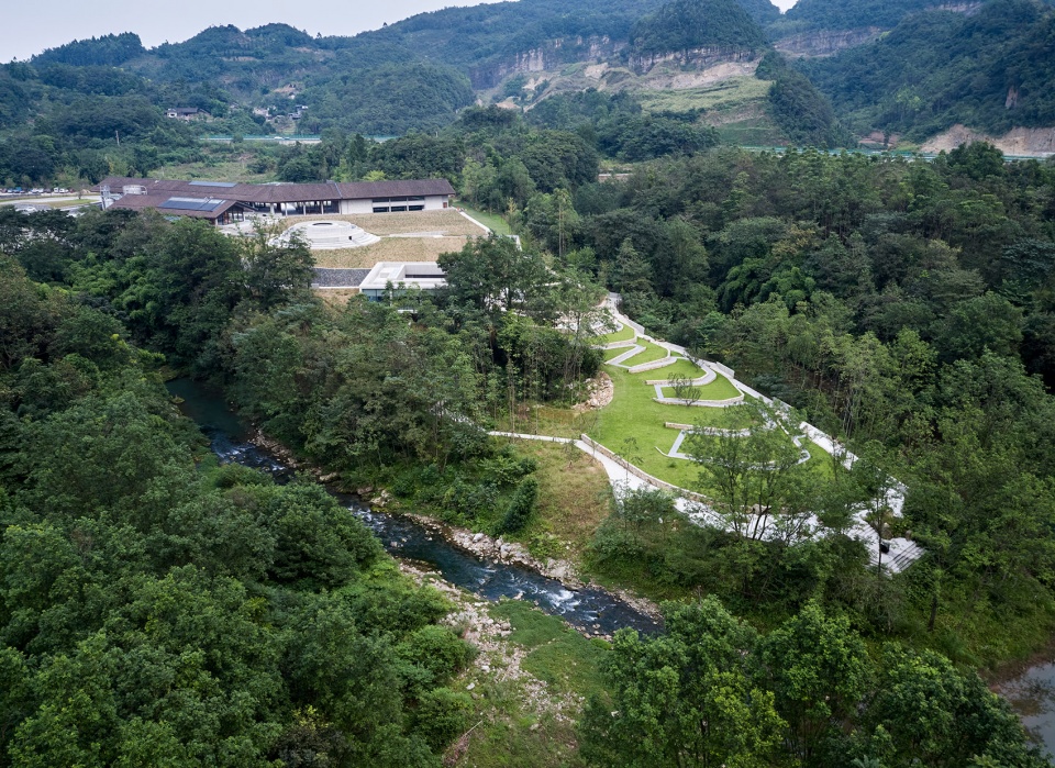 The Chuan Malt whisky distillery Landscape design China by YIYU design