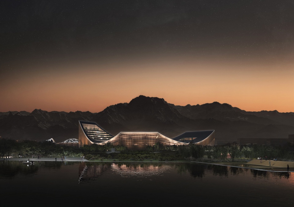 Pujiang civic centre by mvrdv