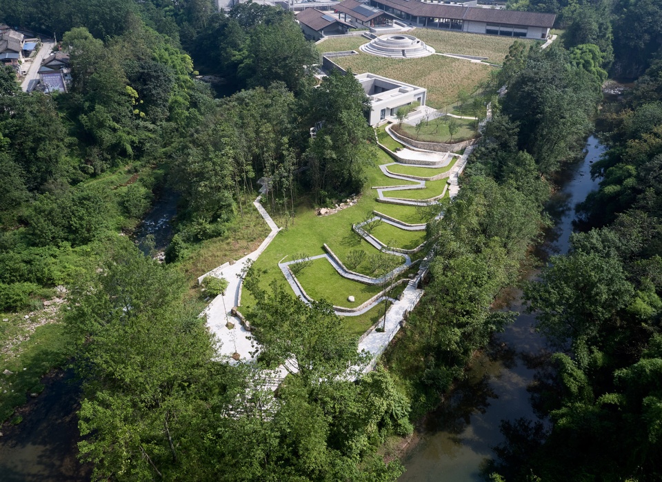 The Chuan Malt whisky distillery Landscape design China by YIYU design