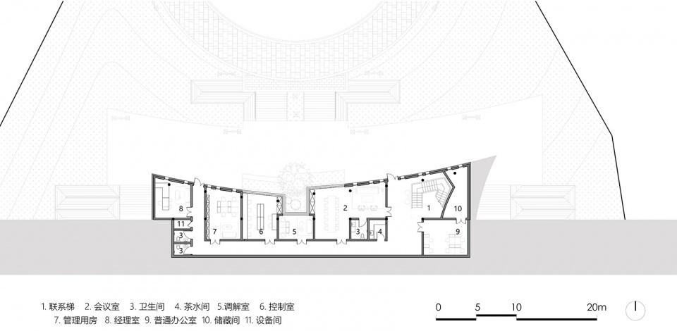 The Initial of the Blessing Laoe Shan Visitor Center by s cene Studio
