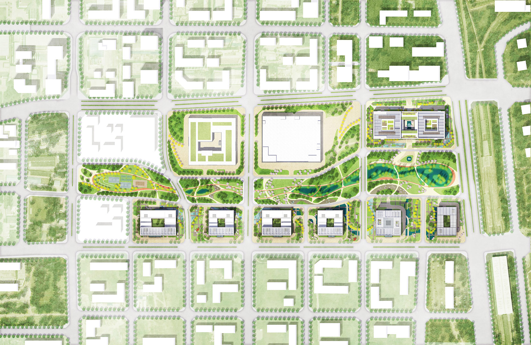 gmp wins the first prize in design competition for Xiaomi Headquarters ...