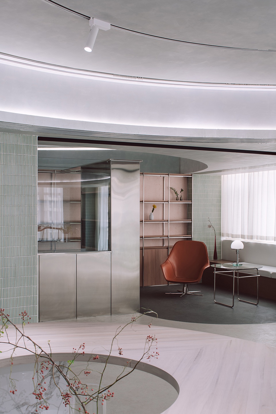 lieu painting studio china by atelier mozh