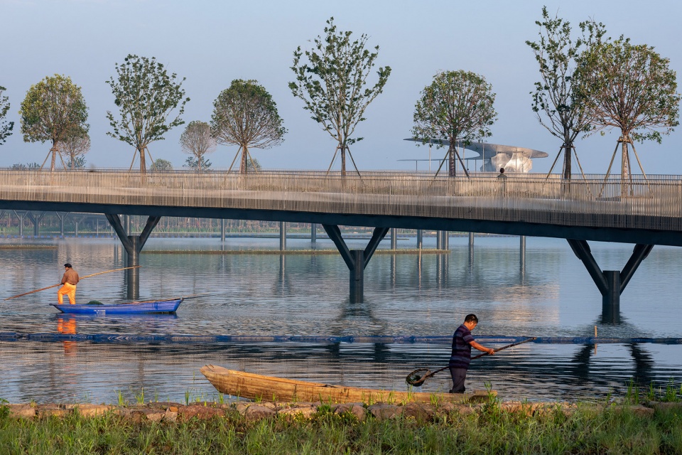 yuandang bridge china by bau brearley architects urbanists