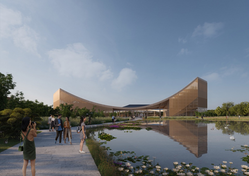 Pujiang civic centre by mvrdv