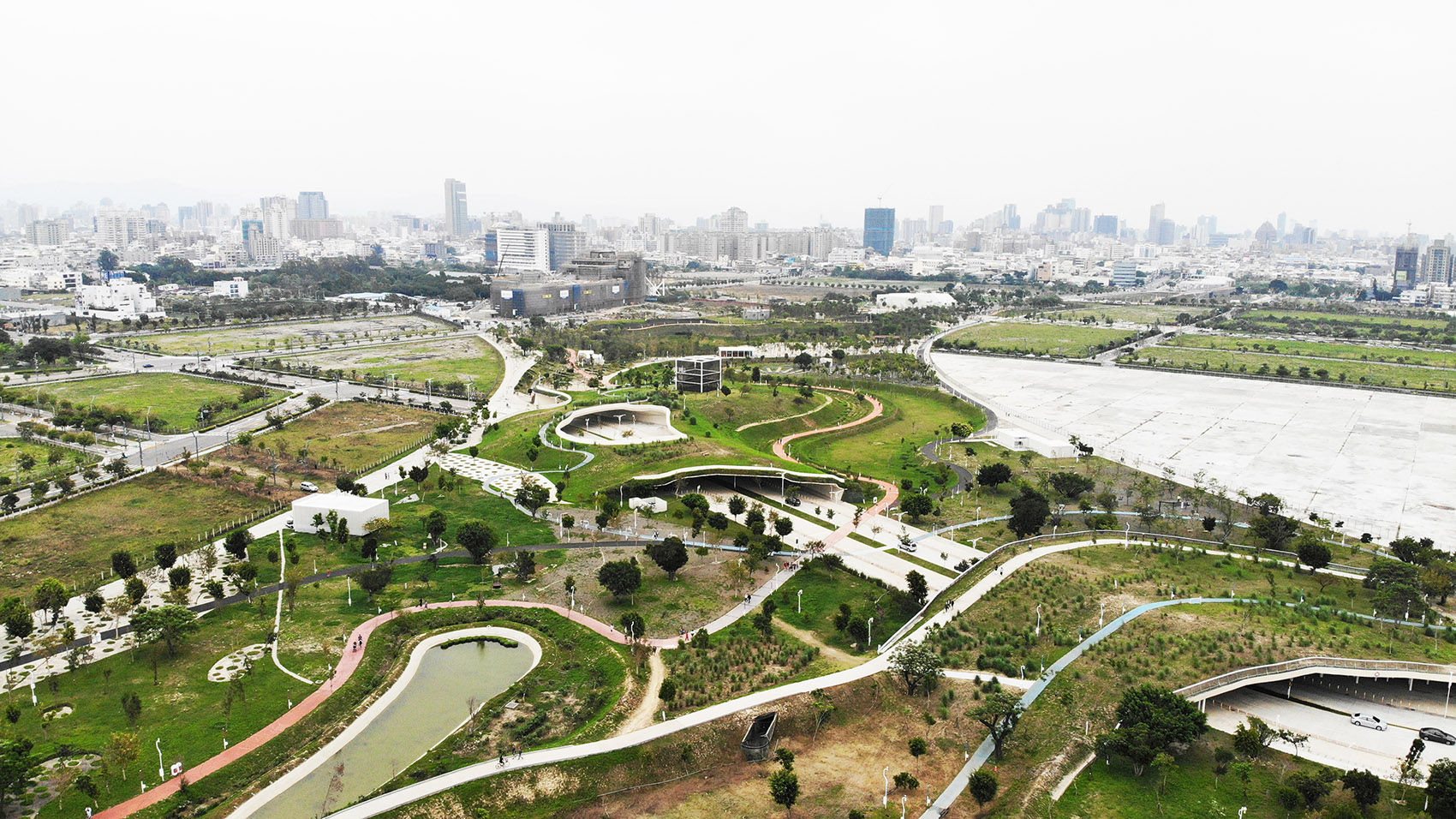Taichung Central Park Taiwan by Philippe Rahm architectes