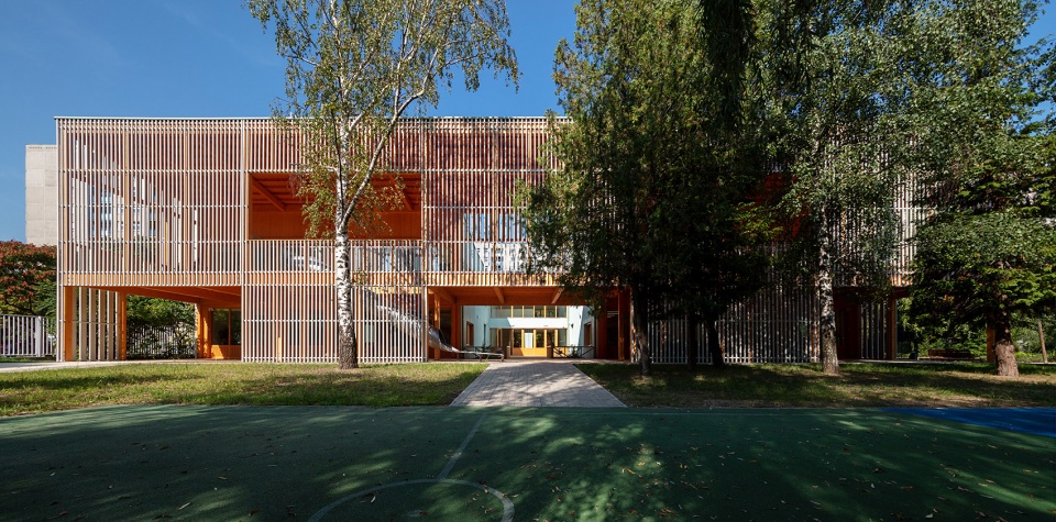Extension and Reconstruction of the Vizafogó Kindergarten by Archikon Architects