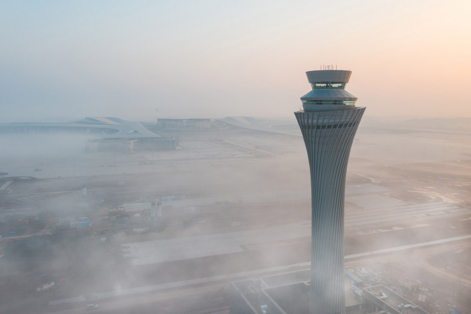 Air Traffic Control Tower 1 of Tianfu International Airport