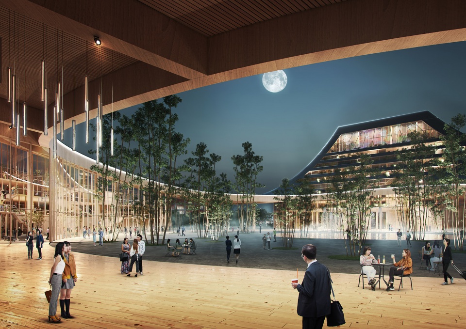 Pujiang civic centre by mvrdv