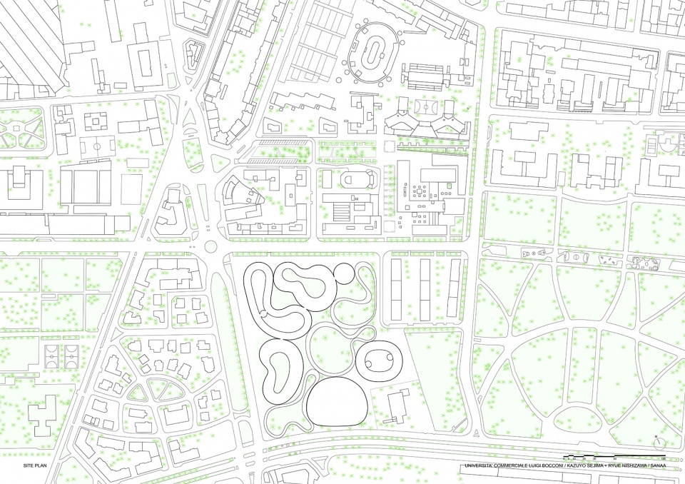 new urban campus for the bocconi university by sanaa