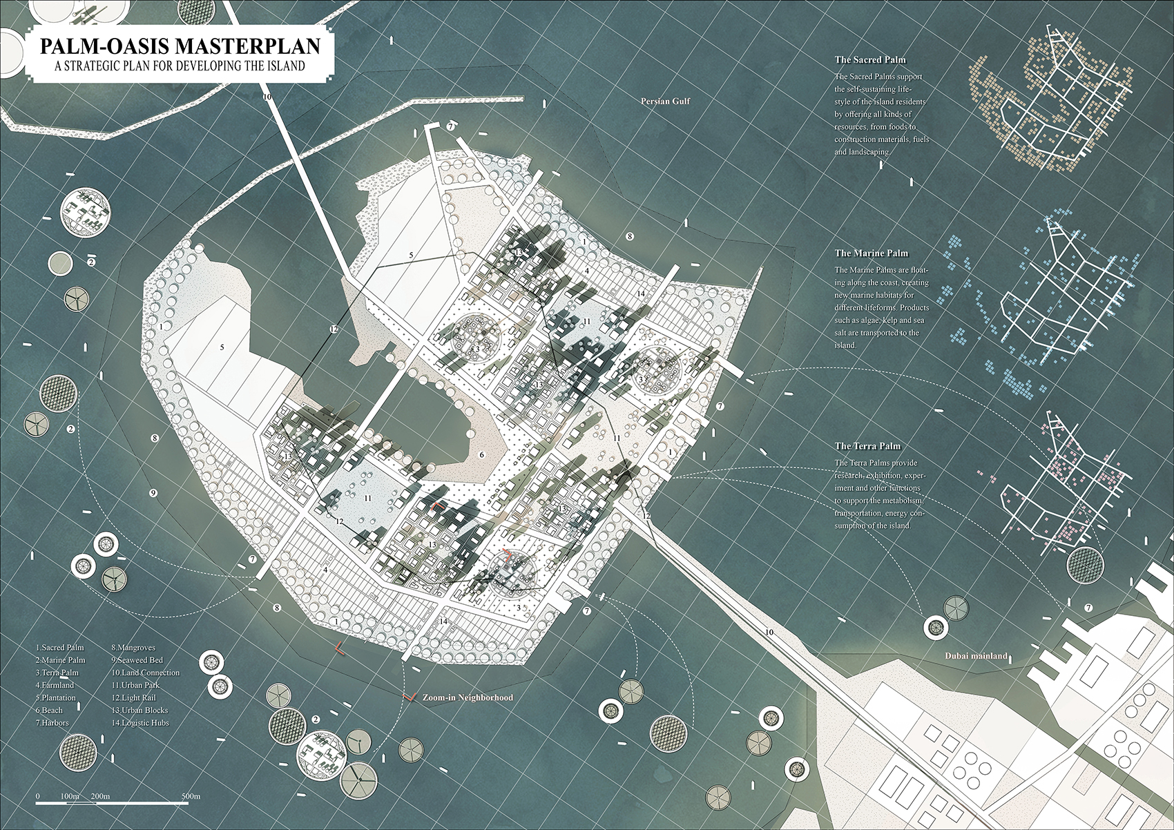 palm oasis remagining a more than human dubai waterfront by gandong cai mingjie cai 1