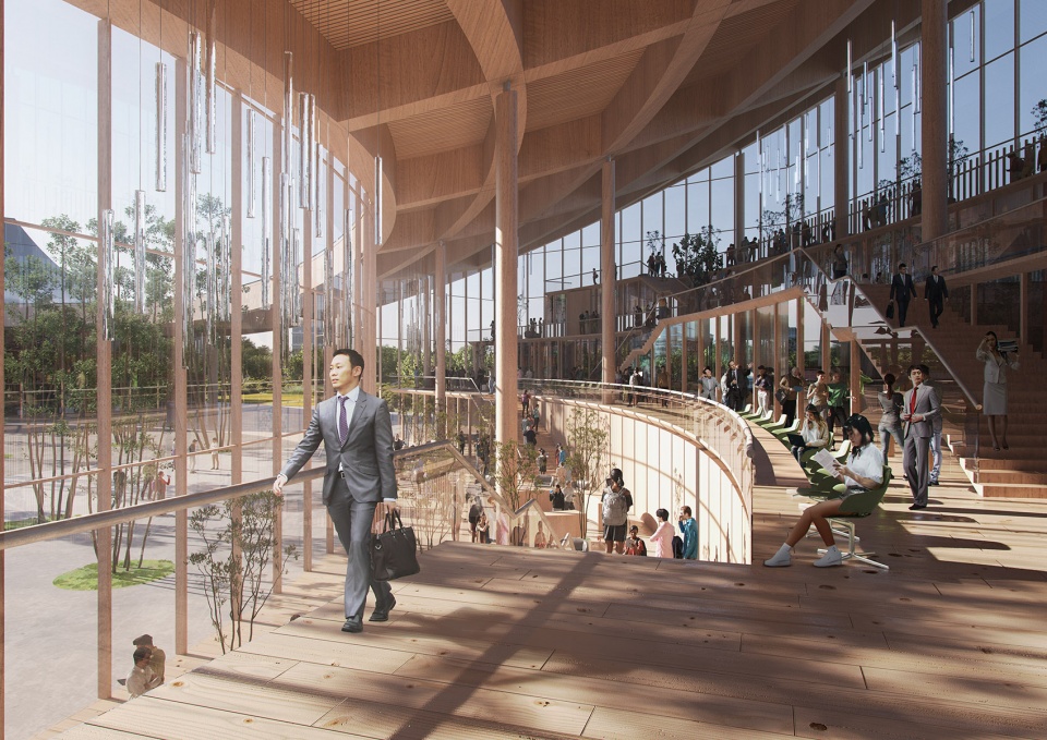 Pujiang civic centre by mvrdv