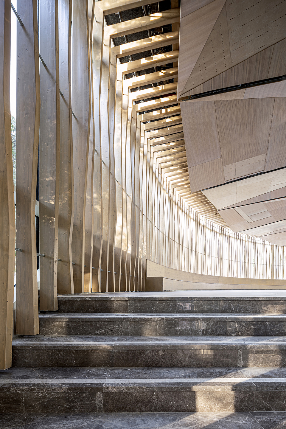 botanical garden event center by matti rosenshine architects