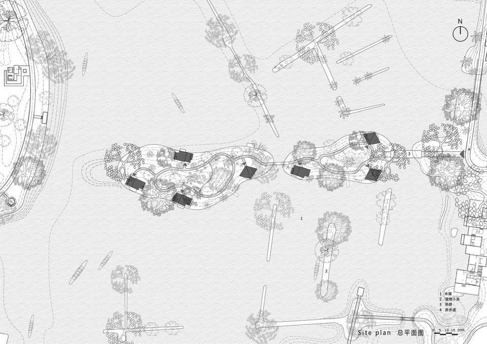 fuyang yangbei lake wetland ecological hotel china by shulin architecture
