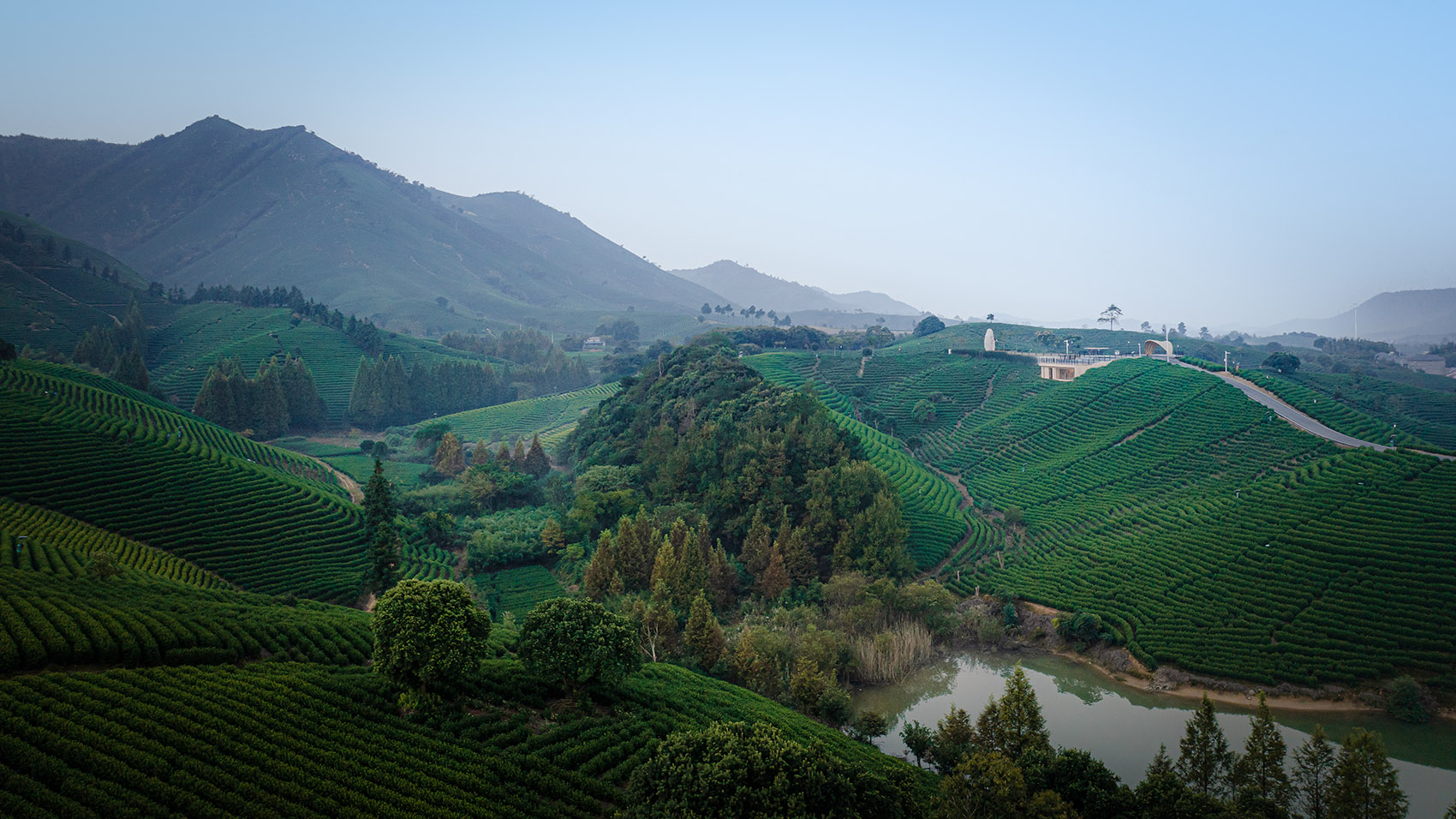 Anji Sightviewing Platform and Tea House, China by HATCH Architects