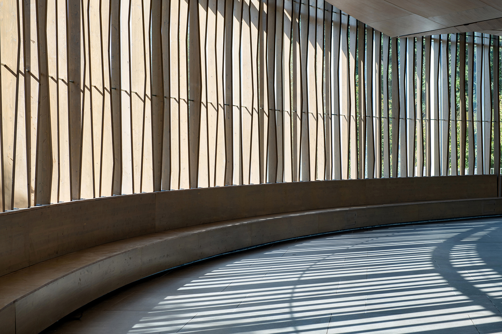botanical garden event center by matti rosenshine architects