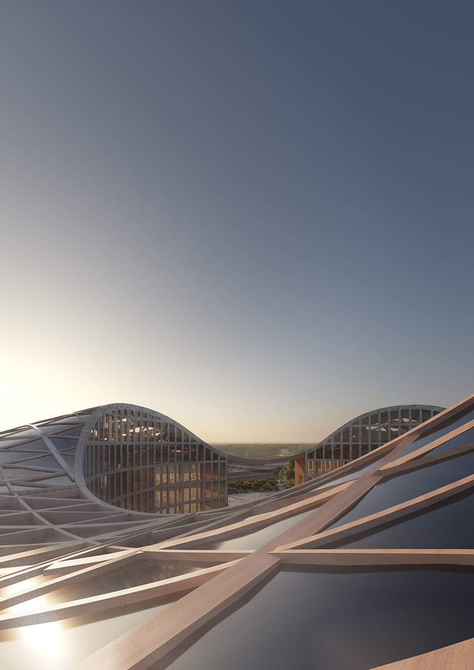 Pujiang civic centre by mvrdv