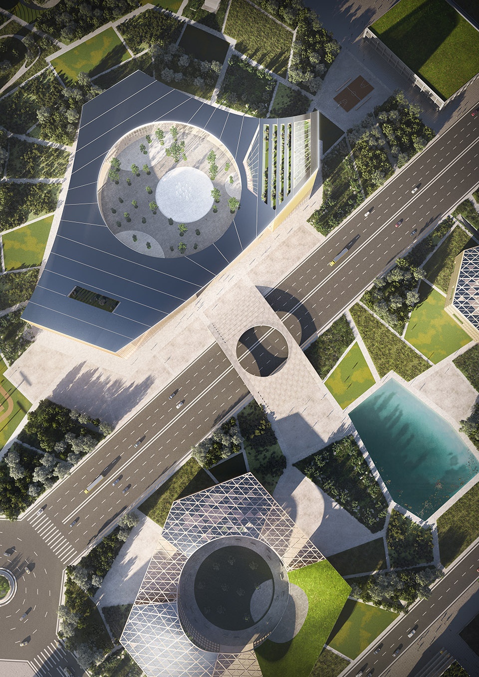 Pujiang civic centre by mvrdv