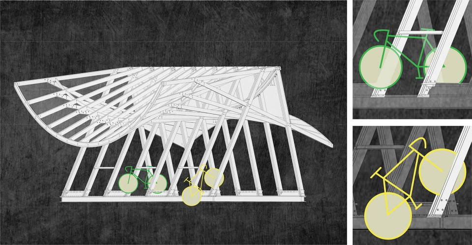 cycling pavilion china by acre atelier school of art design and media of ecust