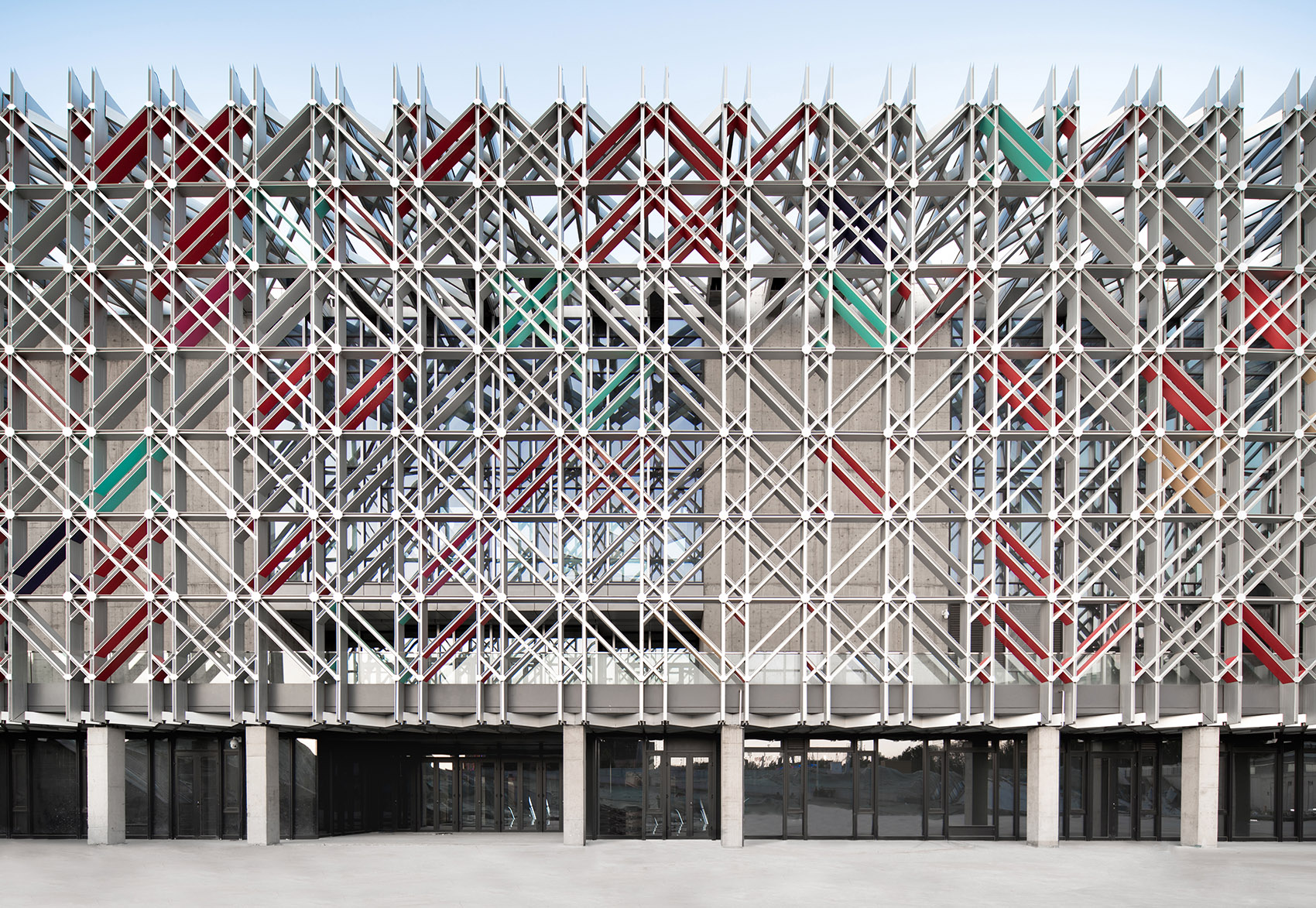 wukesong ice sports center china by biad zxd architects