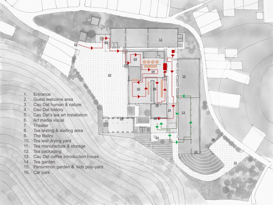 Cau Dat Tea Museum Bo Design Construction
