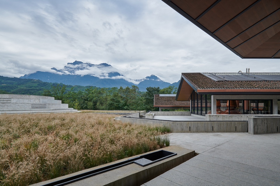 The Chuan Malt whisky distillery Landscape design China by YIYU design