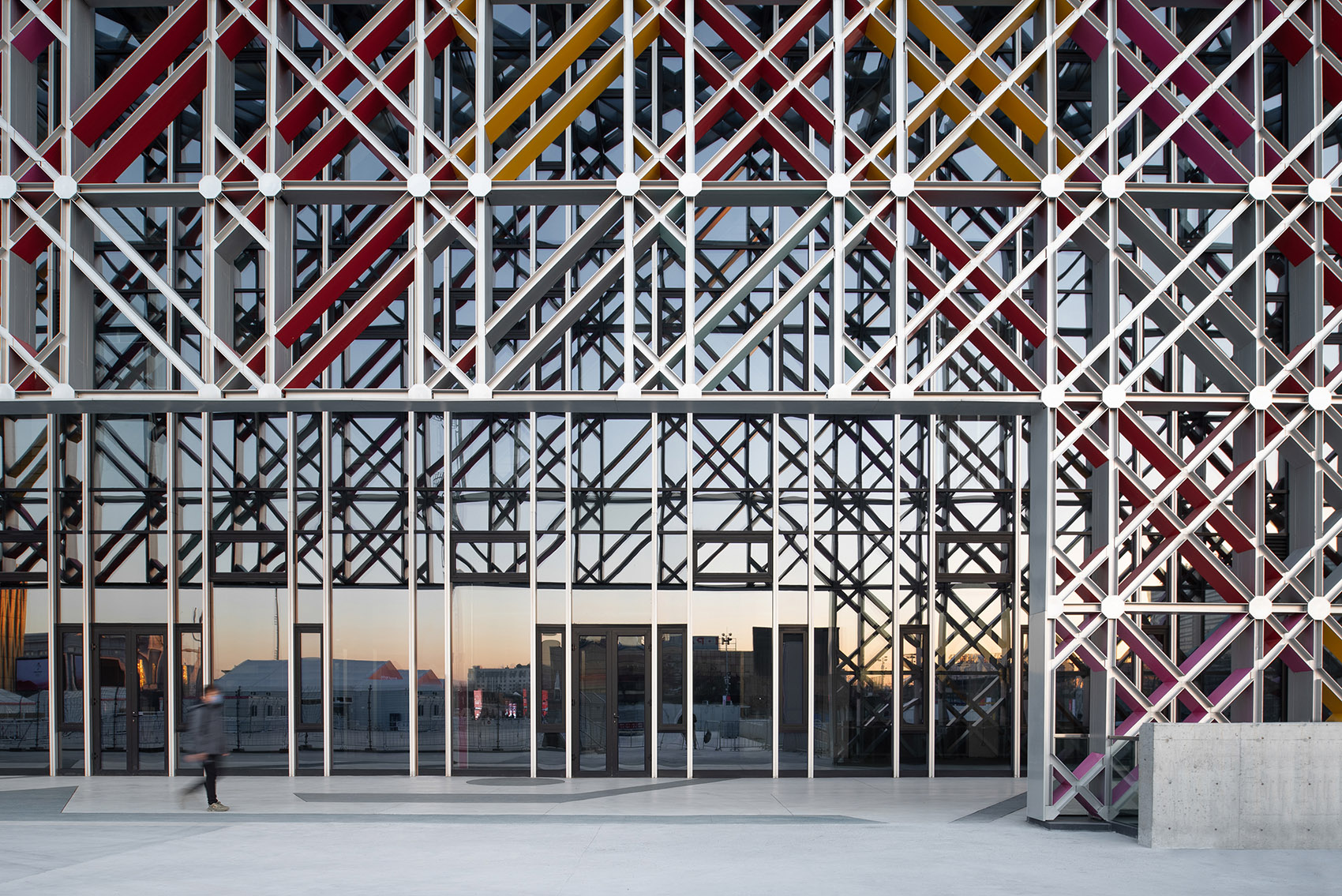 wukesong ice sports center china by biad zxd architects