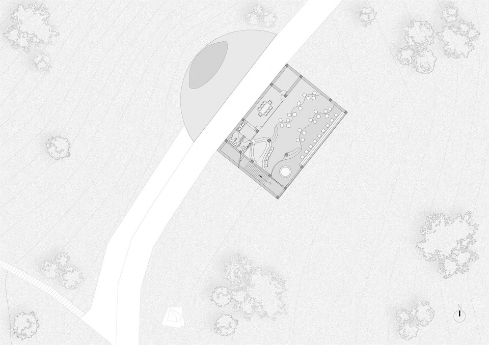 Anji Sight viewing Platform and Tea House China by HATCH Architects