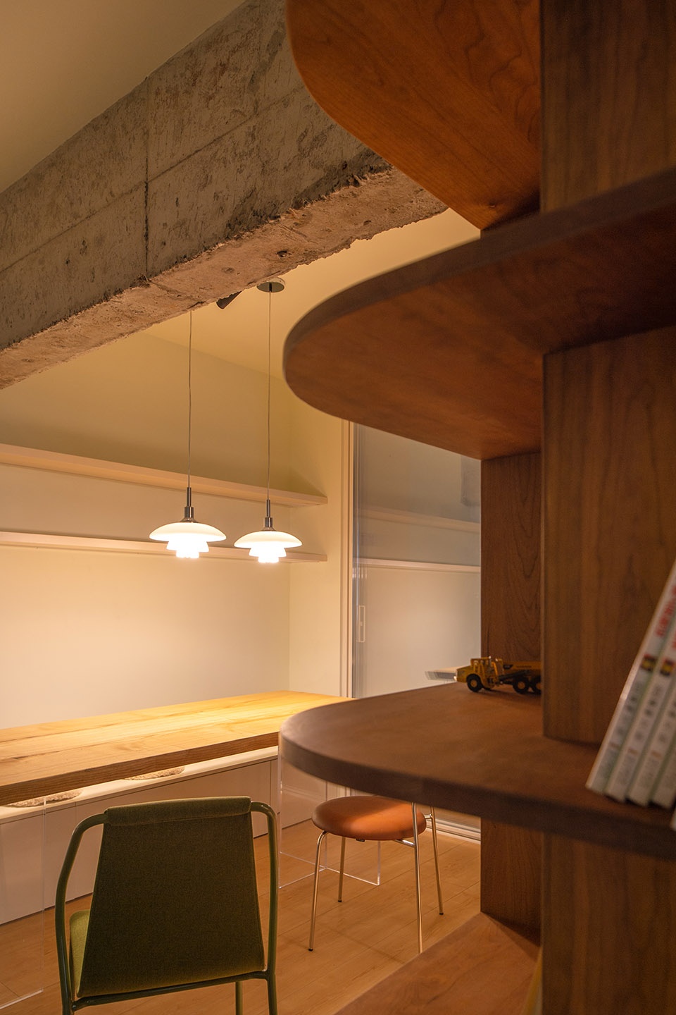 A center core surrounded by bookcases China by Atelier D Y