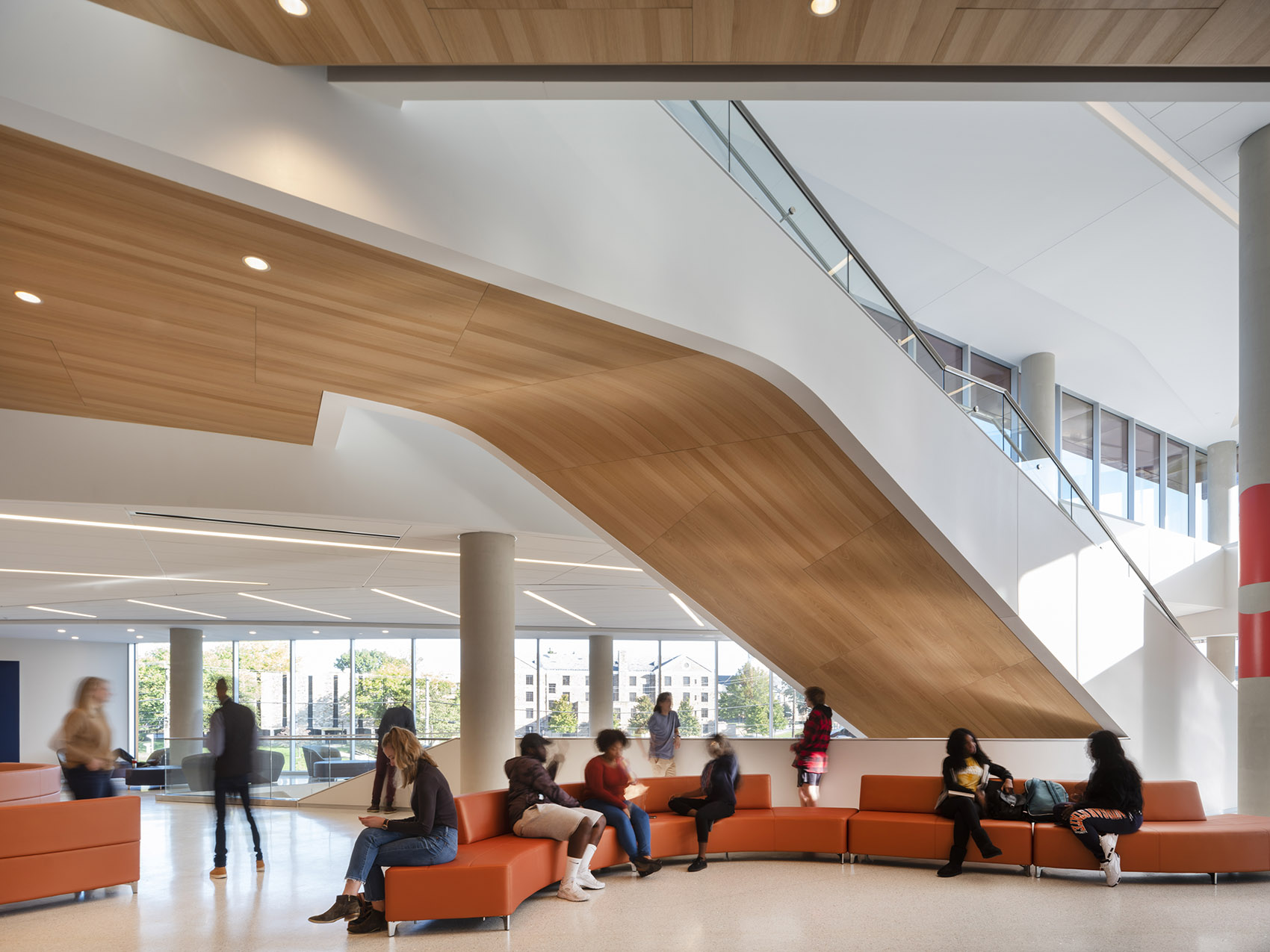 the calvin and tina tyler hall morgan state university by teeple architects gwwo architects
