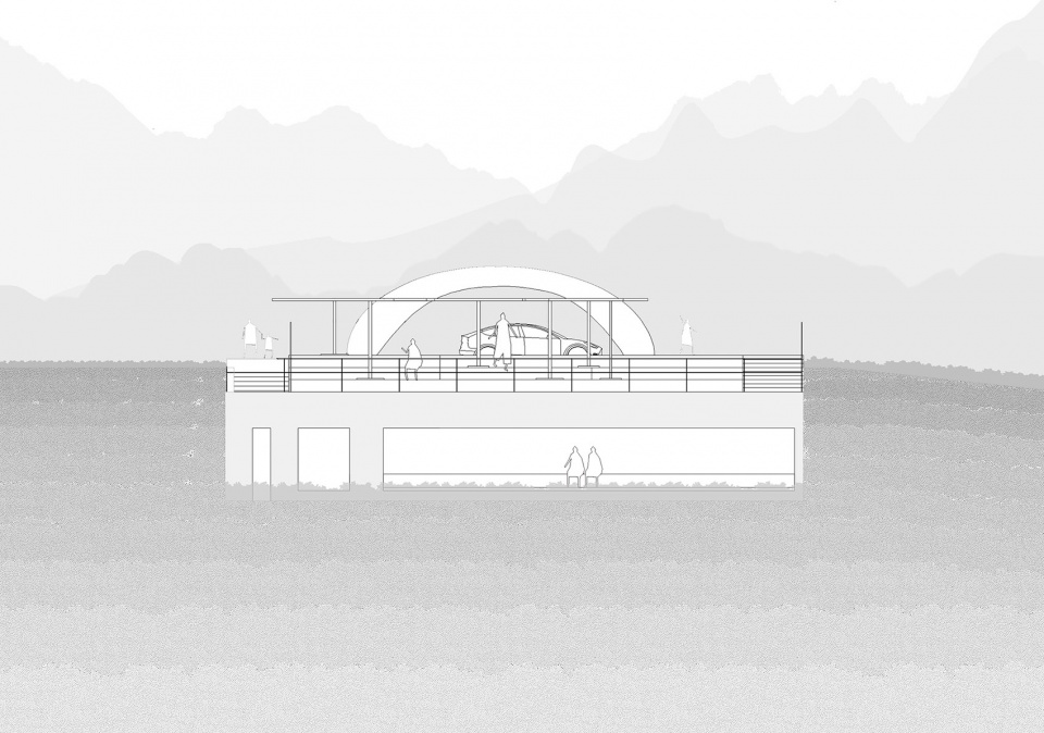 Anji Sight viewing Platform and Tea House China by HATCH Architects