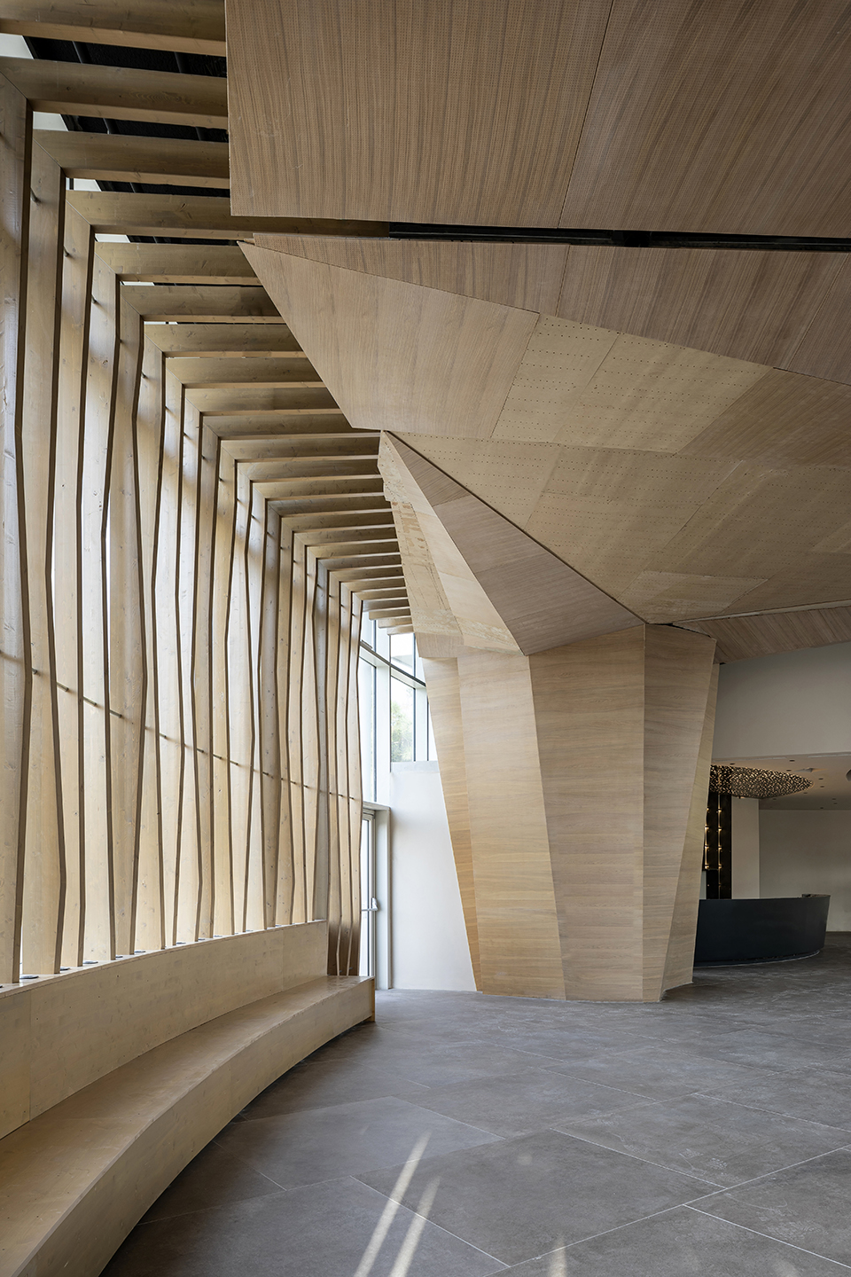 botanical garden event center by matti rosenshine architects