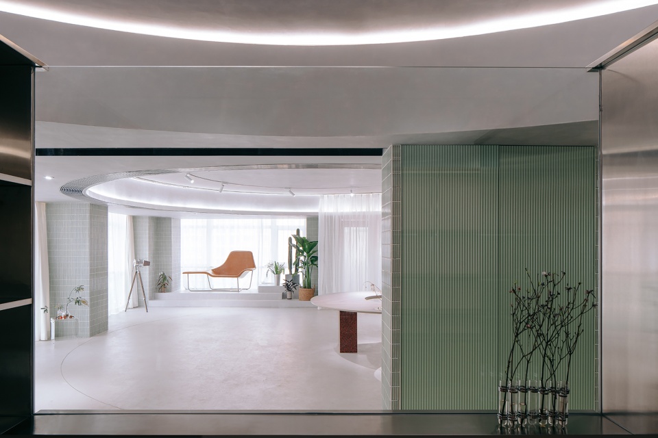 lieu painting studio china by atelier mozh