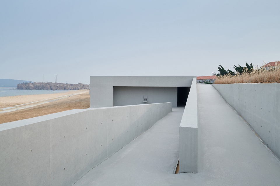 seaside zigzag building china by tao