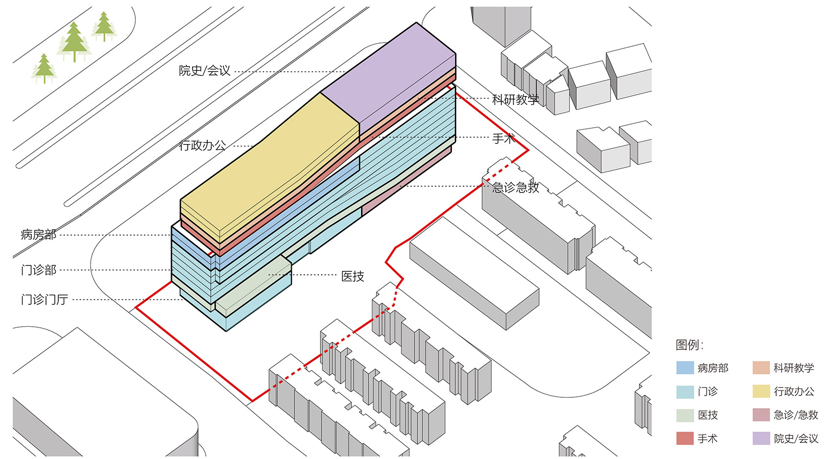 the Stomatology Hospital Zhejiang University School of Medicine by ZHEJIANG PROVINCE INSTITUTE OF ARCHITECTURAL DESIGN AND RESEARCH