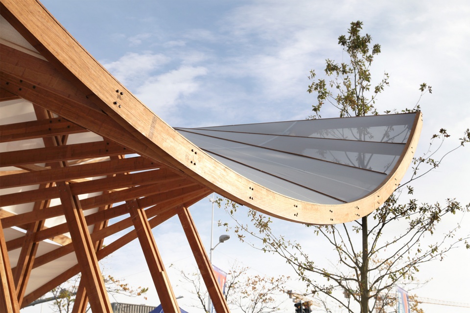 cycling pavilion china by acre atelier school of art design and media of ecust