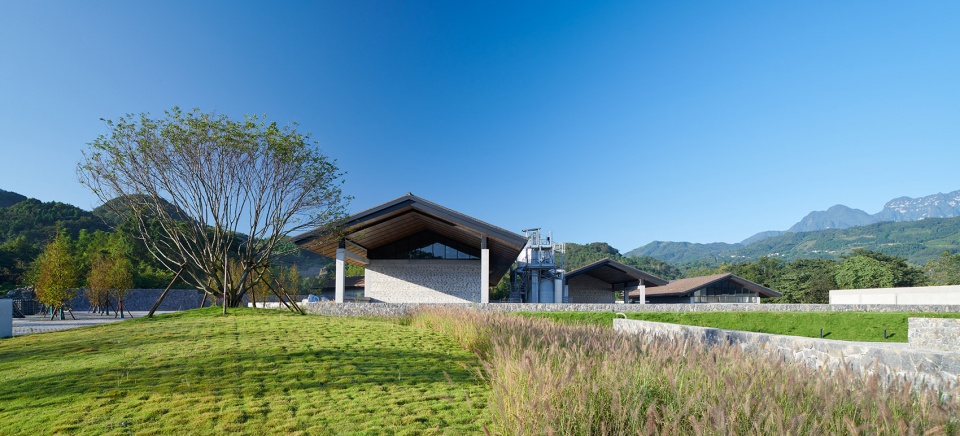 The Chuan Malt whisky distillery Landscape design China by YIYU design