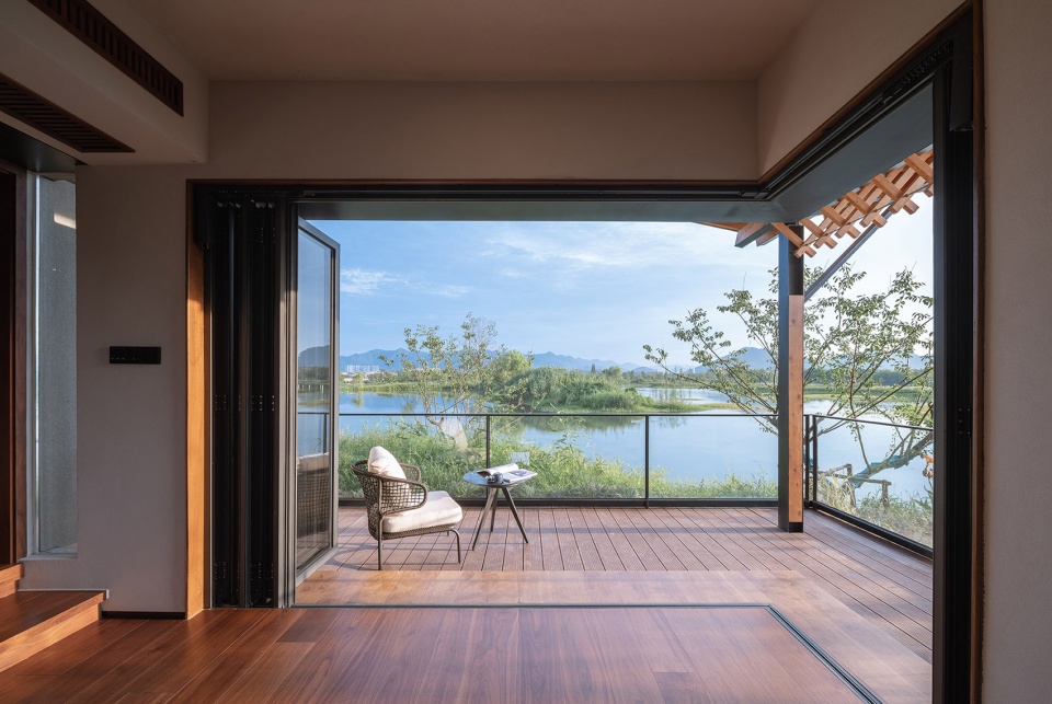 fuyang yangbei lake wetland ecological hotel china by shulin architecture